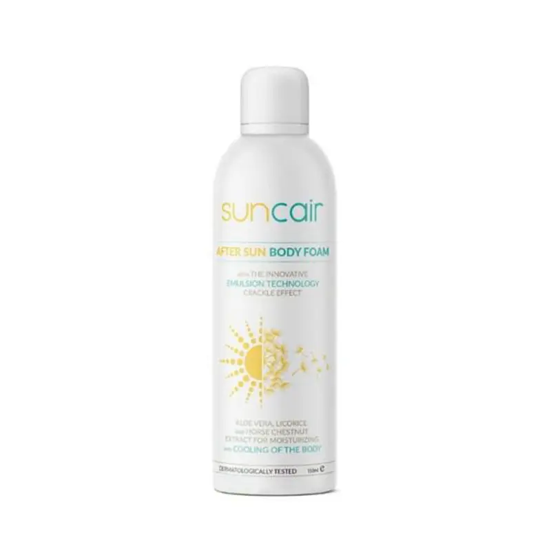 Medicair Suncair After Sun Body Foam, Αφρός σώματος για μετά την έκθεση στον ήλιο, 150ml