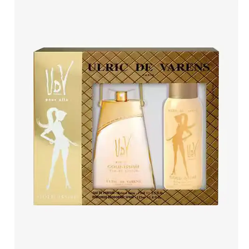 Ulric de Varens Gold-Issime Gift Set, Natural Spray 30ml & Purse Spray, 20ml