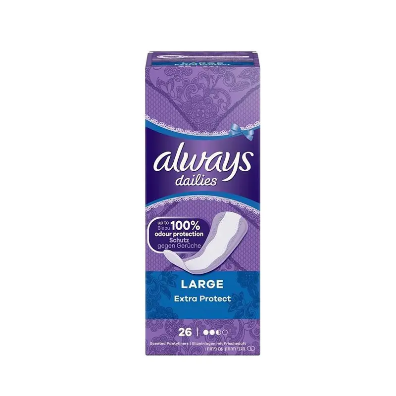 Always Dailies Fresh & Protect Large, Σερβιετάκια , 26 τεμάχια