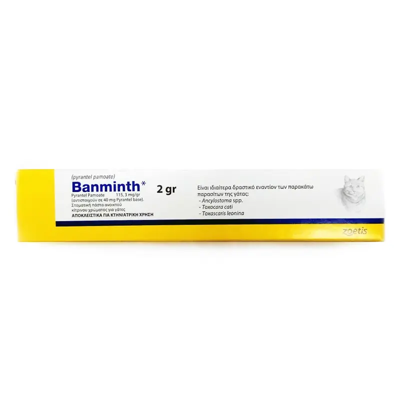 Banminth Pasta for Cats, για ενδοπαράσιτα, 2gr
