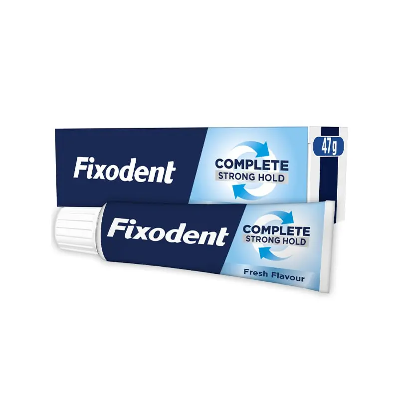 Fixodent Complete Strong Hold, Στερεωτική Κρέμα Τεχνητής Οδοντοστοιχίας, 47gr