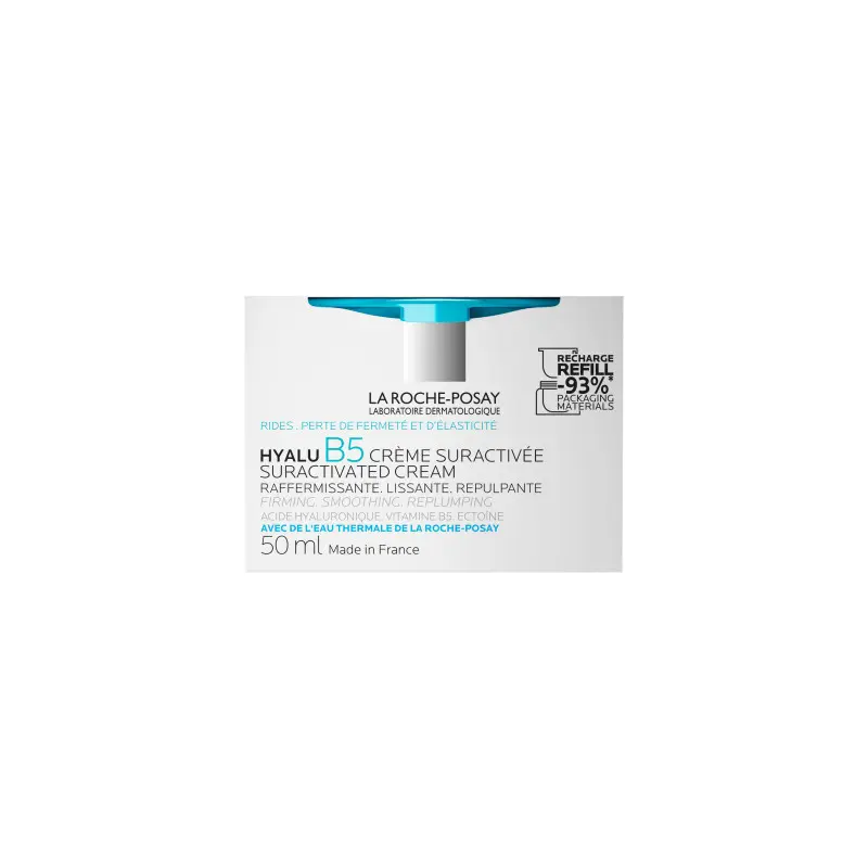 La Roche Posay Hyalu B5 Suractivated Cream Refill, Αντιρυτιδική κρέμα σε επαναγεμιζόμενη συσκευασία, για σύσφιξη & λείανση, επανόρθωση & αναπλήρωση, 50ml