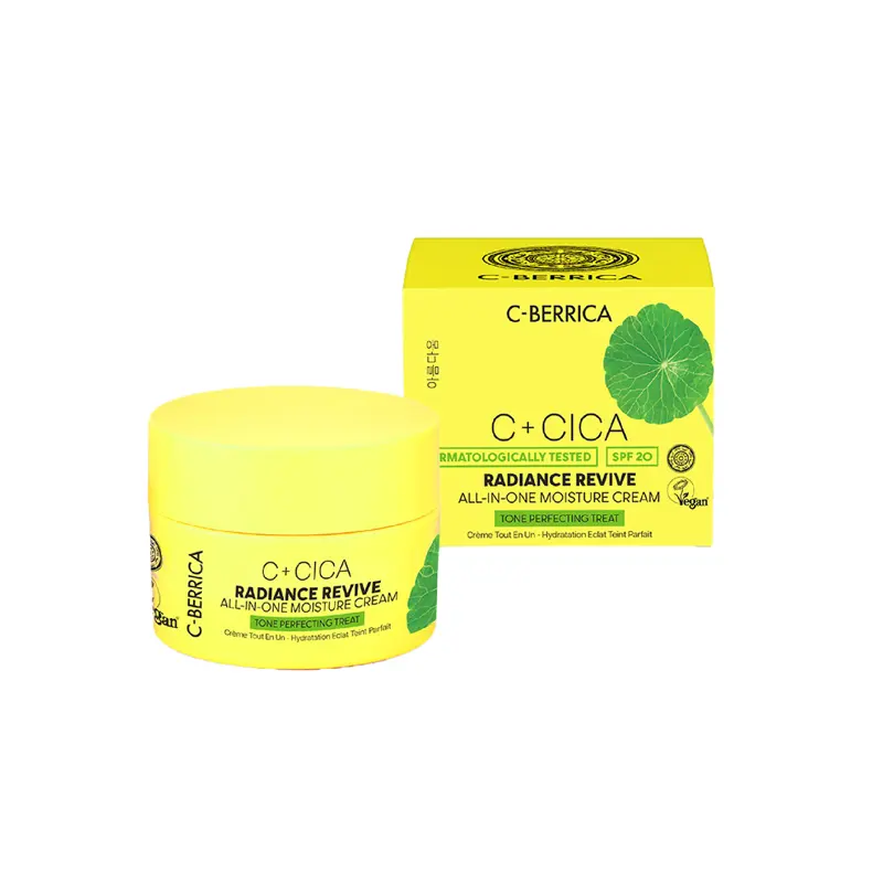 Natura Siberica C+Cica All-in-One Moisture Cream Radiance Revive, Ενυδατική Κρέμα Ημέρας με SPF20, 50ml
