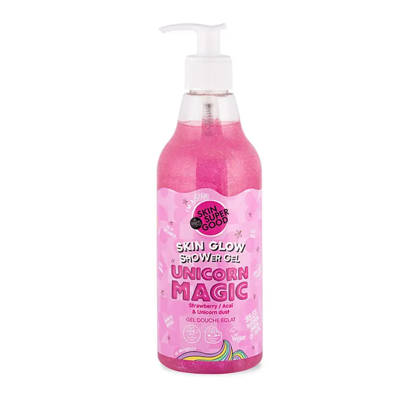 Natura Siberica Skin Super Good, Unicorn Magic Skin Glow Shower Gel, Αναζωογονητικό Αφρόλουτρο, 500ml