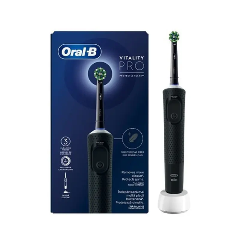 Oral-B Vitality Pro Ηλεκτρική Οδοντόβουρτσα, Μαύρη