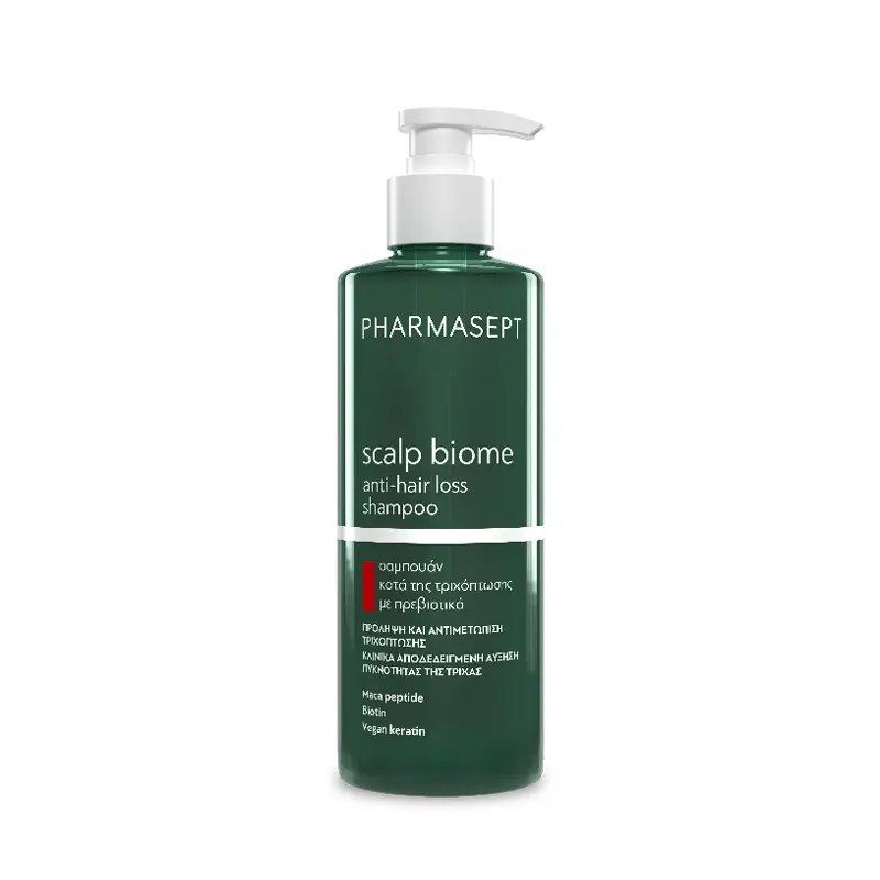 Pharmasept Scalp Biome Anti-Hair Loss Shampoo, Σαμπουάν νέας γενιάς κατά της τριχόπτωσης, 400ml