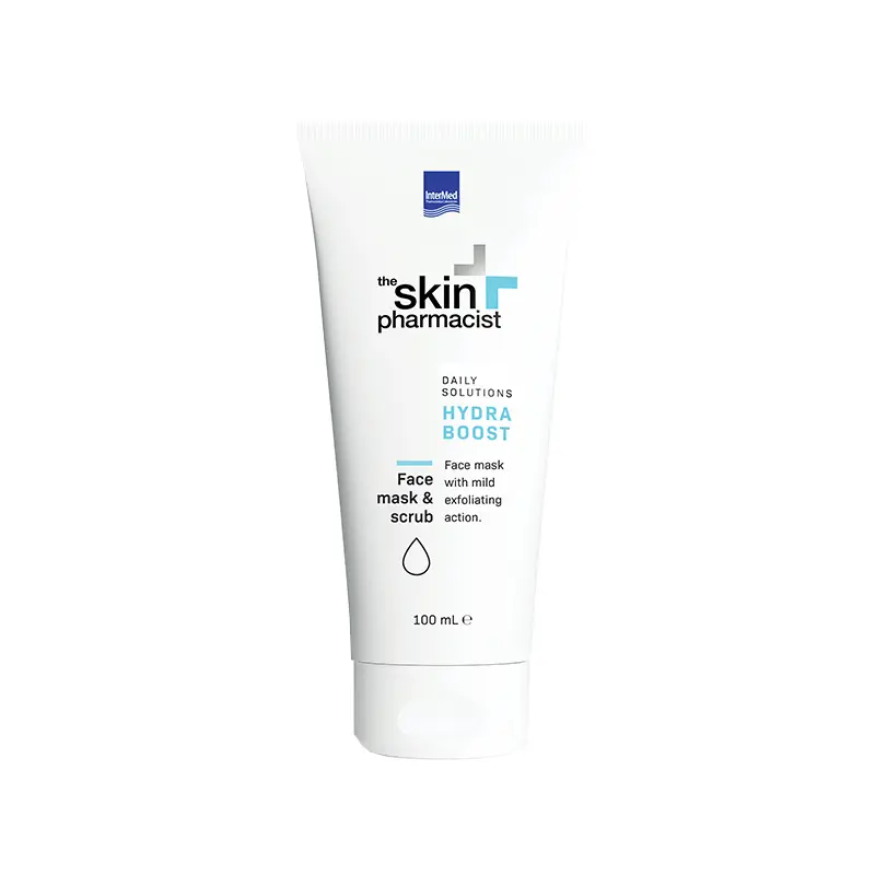 The Skin Pharmacist, Hydra Boost Face Mask & Scrub, Μάσκα προσώπου με ήπια απολεπιστική δράση, 100ml