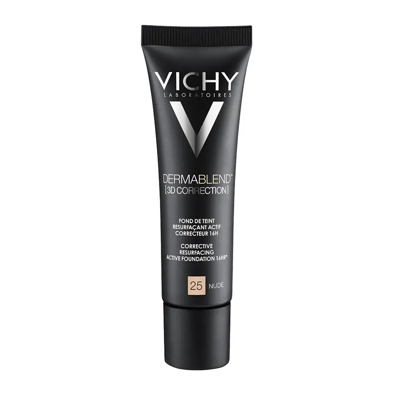 Vichy Dermablend 3D Correction Make-up 25 - Nude-Διορθωτικό Μέικαπ για λιπαρές επιδερμίδες και επιδερμίδες με τάση ακμής, 30ml