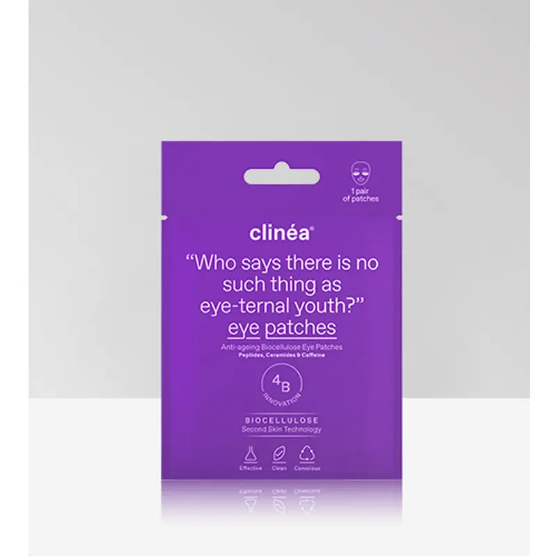 Clinea Anti-Ageing Biocellulose Eye Patches, Αντιγηραντικά patches ματιών, 1 ζευγάρι