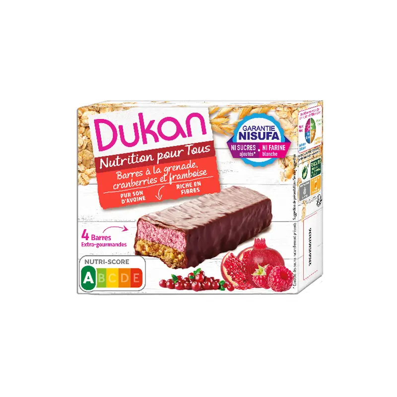 Dukan Γκοφρέτες Βρώμης με Σοκολάτα & Μούρα, 120 g