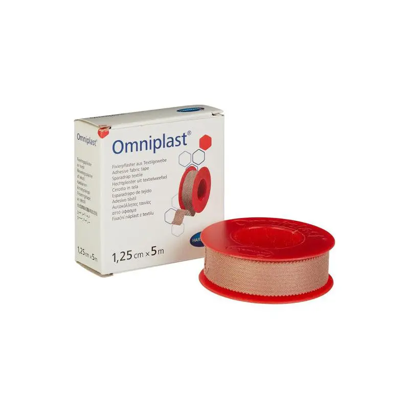 Hartmann Omniplast, Αυτοκόλλητες ταινίες από ύφασμα, 1.25cm x 5m, 1 τεμάχιο