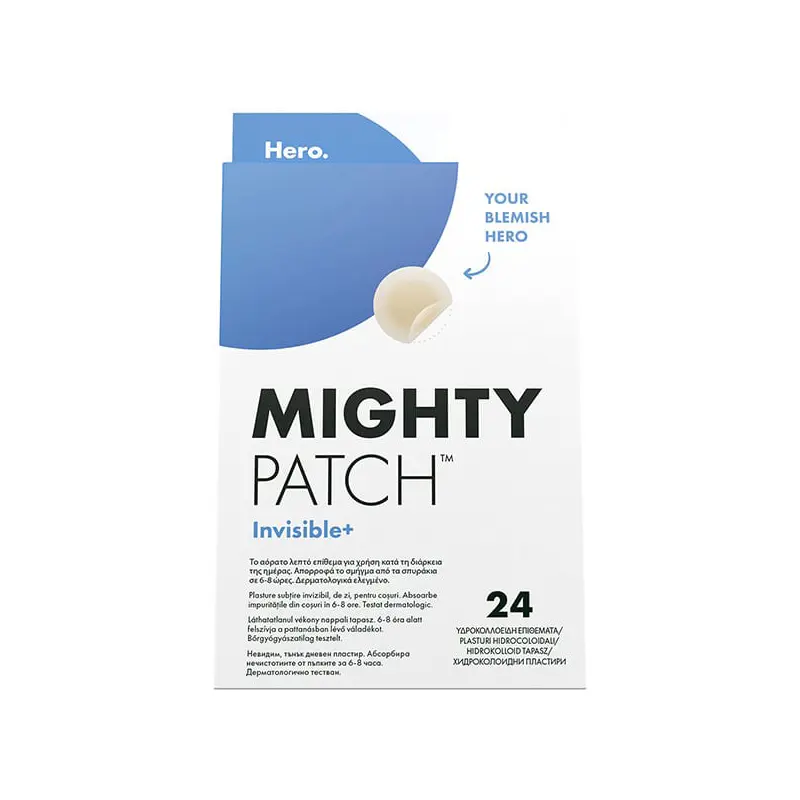 Hero. Mighty Patch Invisible+, Επιθέματα για Σπυράκια, 6τεμ