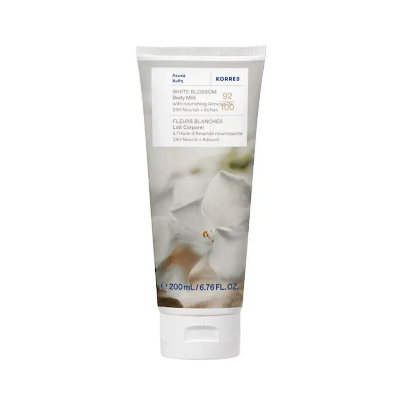 Korres Body Milk White Blossom, Ενυδατικό Γαλάκτωμα Σώματος Λευκά Άνθη, 200ml
