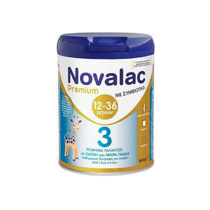 Novalac Premium 3 με Συμβιοτικά, 12-36 μηνών, 800gr