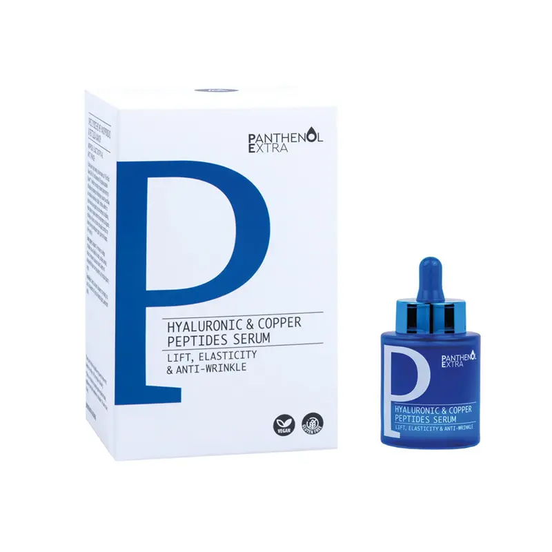 Panthenol Extra Hyaluronic & Copper Peptides Serum, Εξειδικευμένος ορός σύσφιξης, 30ml