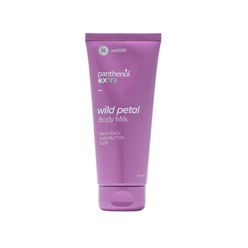 Panthenol Extra Wild Petal Body Milk, Ενυδατικό Γαλάκτωμα Σώματος, 200ml