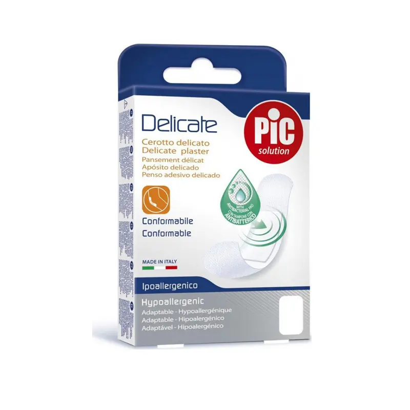 Pic Solution Delicate, Αυτοκόλλητα Επιθέματα Υπέρ Απαλά , 10 τεμάχια Large
