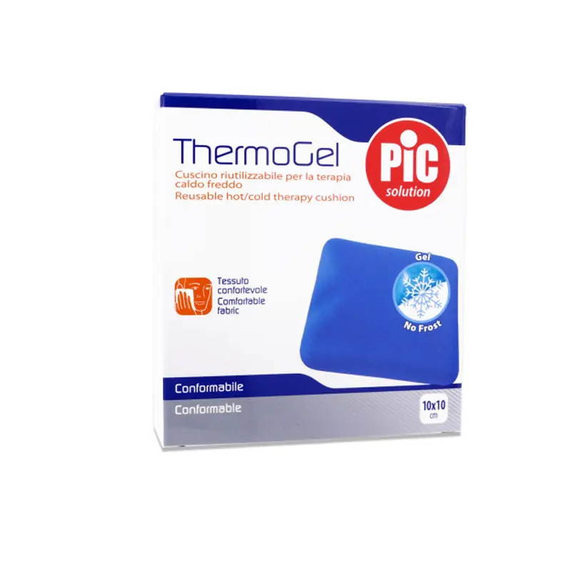 Pic Solution Thermogel 10x10cm Μαξιλαράκι Παγοκύστη & Θερμοφόρα Πολλαπλών Χρήσεων για Φυσική Ανακούφιση Από τον Πόνο, 1 Τεμάχιο