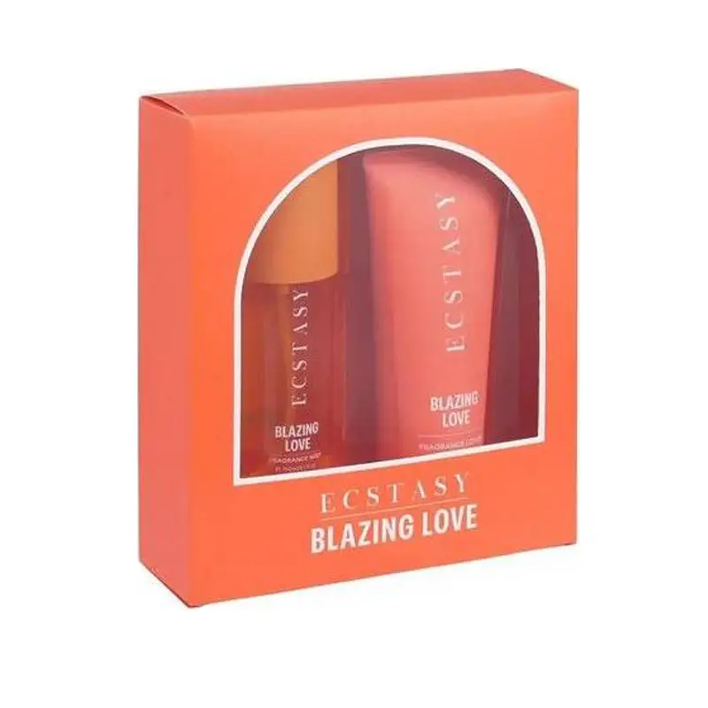 Ecstasy Set Blazing Love, Body Mist 150ml & Body Lotion 150ml