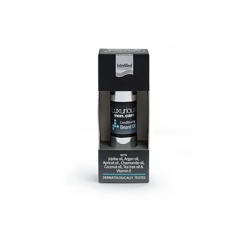 Luxurious Men’s care Conditioning Beard Oil, Μαλακτικό λάδι για τα γένια, 15ml