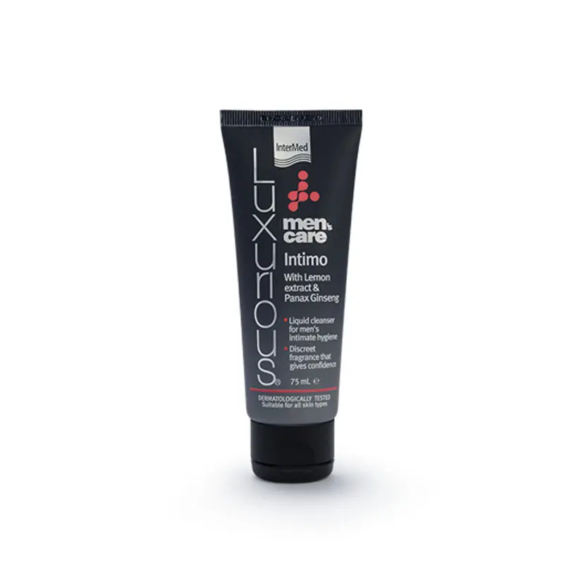 Luxurious Men’s care Intimo, Υγρό καθαριστικό για την προσωπική υγιεινή των ανδρών, 75ml