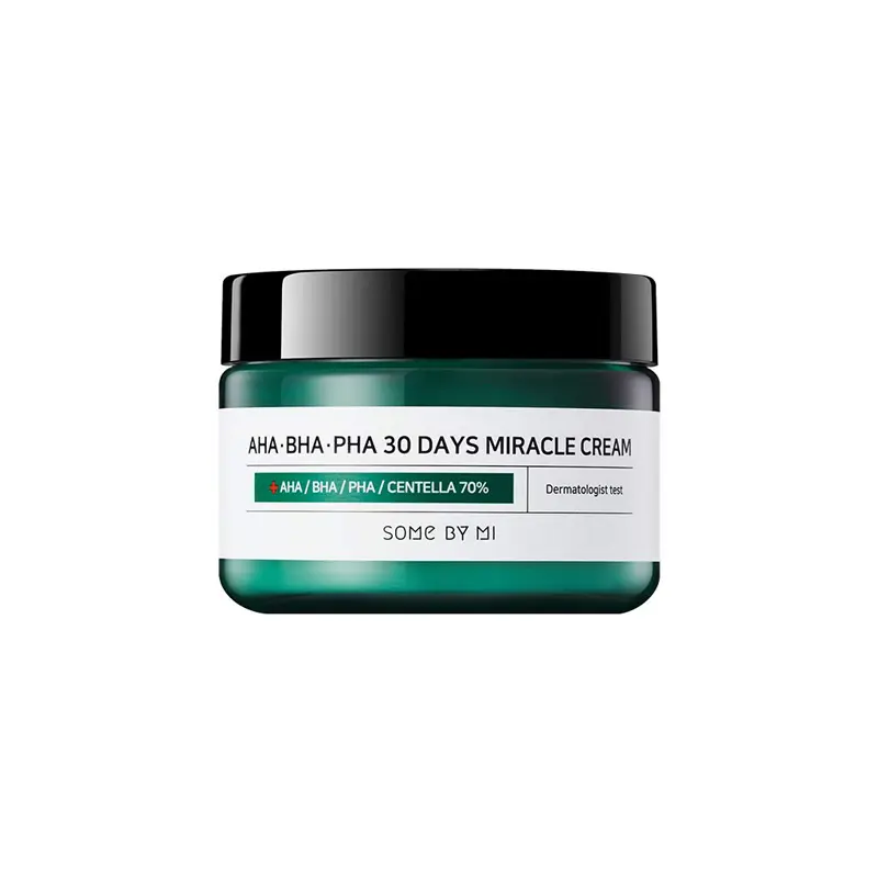 Some by Mi AHA, BHA, PHA 30 Days Miracle Cream, Ενυδατική κρέμα που υπόσχεται βελτίωση στη δομή του δέρματος, 60ml