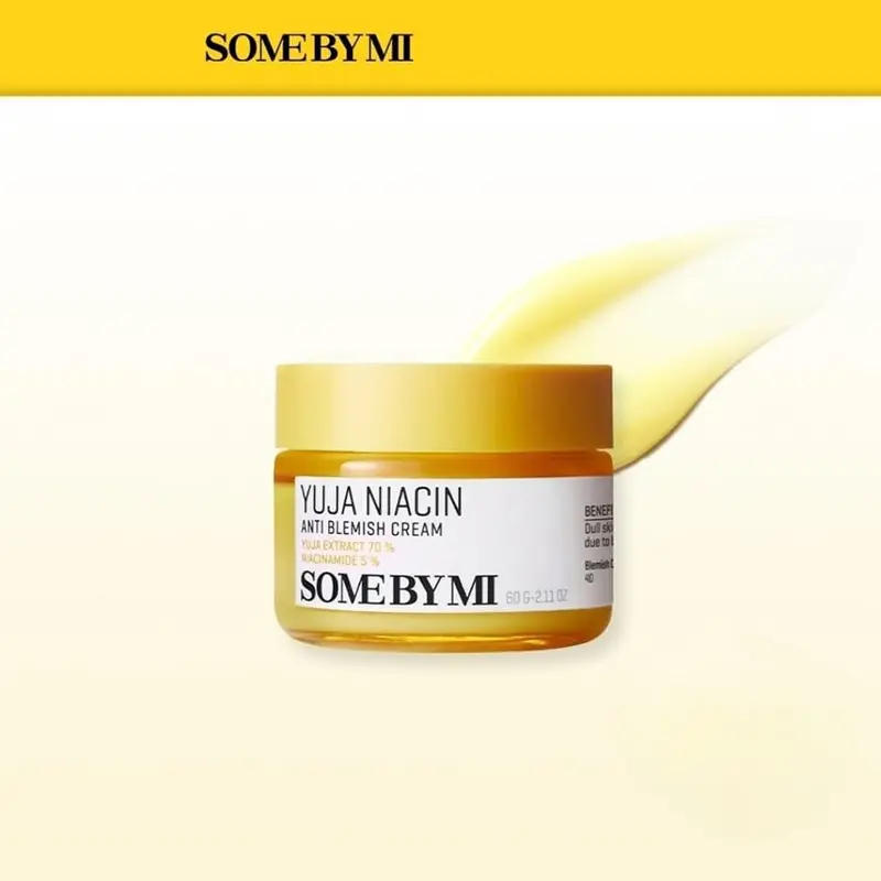 Some By Mi Yuja Niacin Anti Blemish Cream, Κρέμα Προσώπου που μειώνει την εμφάνιση των κηλίδων, 60gr