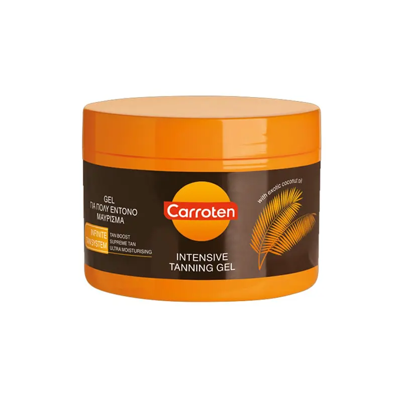 Carroten Intensive Tanning Gel, Gel για πολύ έντονο μαύρισμα, 150ml