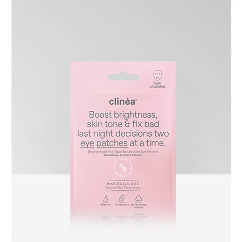 Clinea Anti-Dark Spot Eye Patches, Patches ματιών λάμψης και δράσης κατά των σκούρων κηλίδων, 1 ζευγάρι