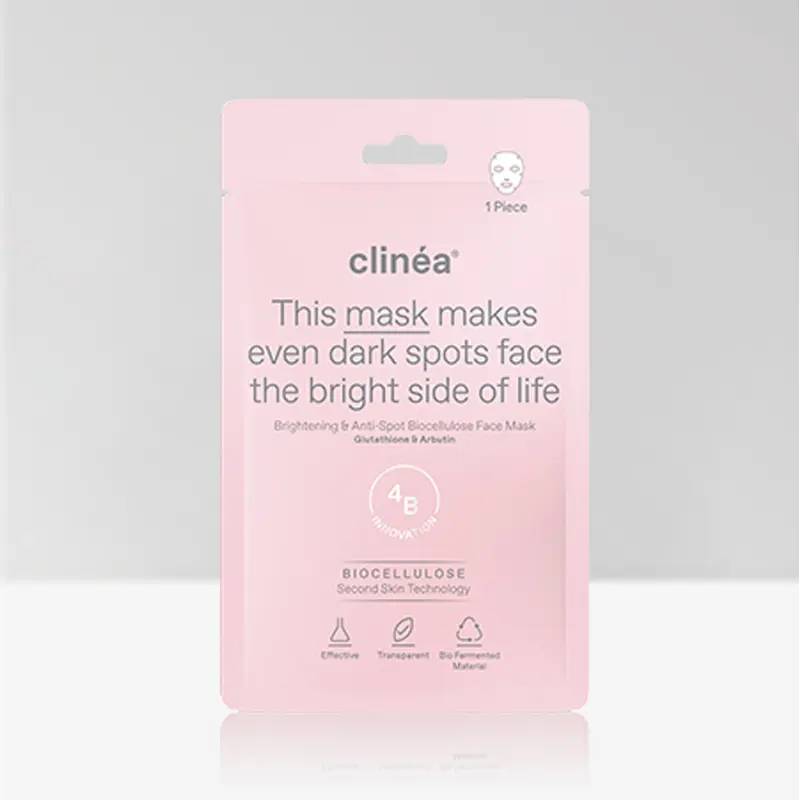 Clinea Anti-Dark Spot Face Mask, Μάσκα προσώπου κατά των σκούρων κηλίδων που προσφέρει λάμψη από βιοκυτταρίνη, 1 τεμάχιο