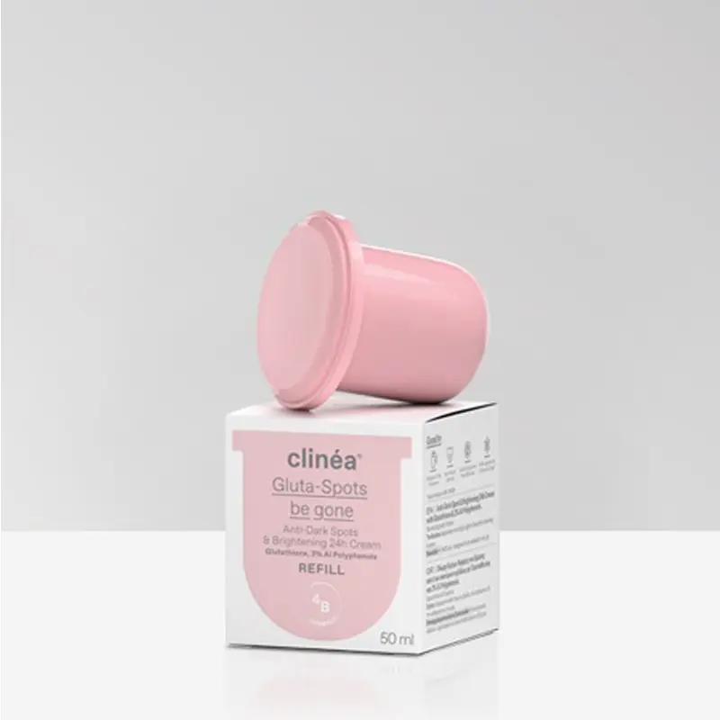Clinea Gluta-Spots be gone Refill, 24ωρη Κρέμα κατά των σκούρων κηλίδων, 50ml
