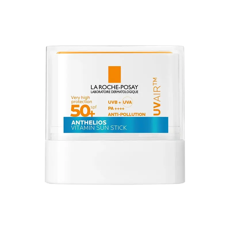La Roche Posay Anthelios UVAir Vitamin Sun Stick SPF50+, Αντηλιακό Στικ για πολύ υψηλή προστασία UVA / UVB και δράση κατά της ρύπανσης, με εξαιρετικά αέρινη υφή, 10ml