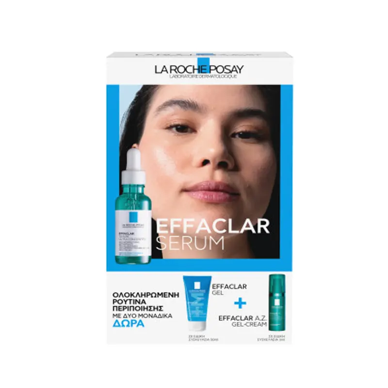 La Roche Posay Effaclar Serum PROMO με ΔΩΡΟ Effaclar Gel 50ml & Effaclar A.Z Gel-Cream 3ml