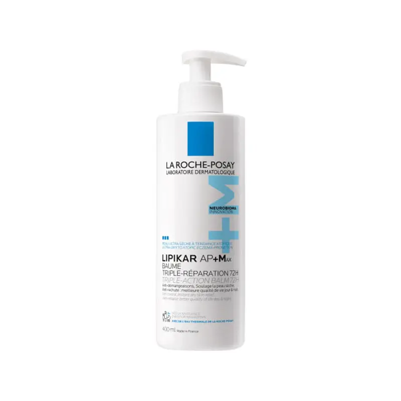 La Roche Posay Lipikar Baume AP+MAX,βάλσαμο αναπλήρωσης λιπιδίων για δέρμα πολύ ξηρό ή με τάσης ατοπίας, 400ml