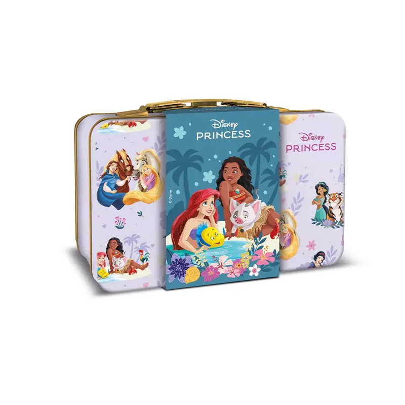 NaturaVerde Kids Princess Μεταλλικό Βαλιτσάκι, Bubble Bath 100ml & Eau de Toilette 30ml