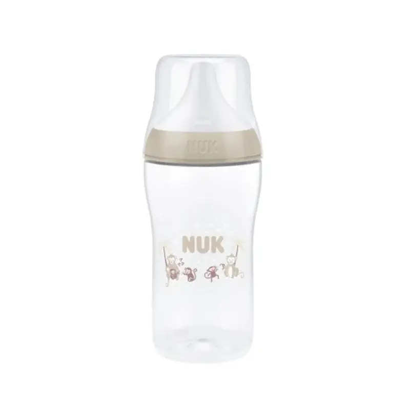 Nuk Perfect Match Monkey Μπιμπερό Πλαστικό, με μαλακή θηλή Σιλικόνης, 260ml