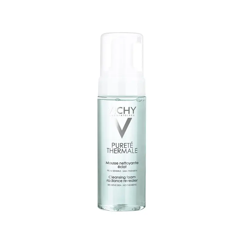 Vichy Purete Thermale Radiance Cleansing Foam, Αφρώδες Νερό Καθαρισμού Προσώπου για ευαίσθητη επιδερμίδα, 150ml