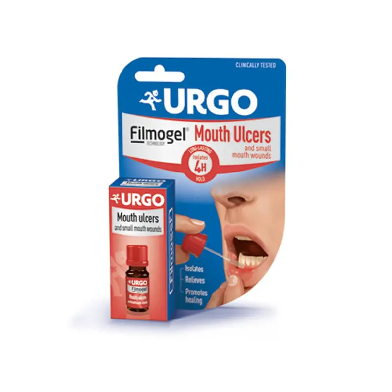 Urgo Filmogel Mouth Ulcers, Τζελ που Θεραπεύει τις Άφθες & τις Μικρές Στοματικές Πληγές, 6ml