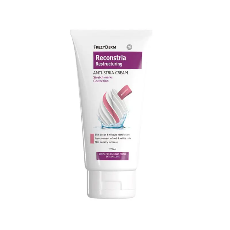 Frezyderm Reconstria Restructuring Anti-Stria Cream, Αναπλαστική Κρέμα Σώματος για την διόρθωση των ραγάδων, 200ml