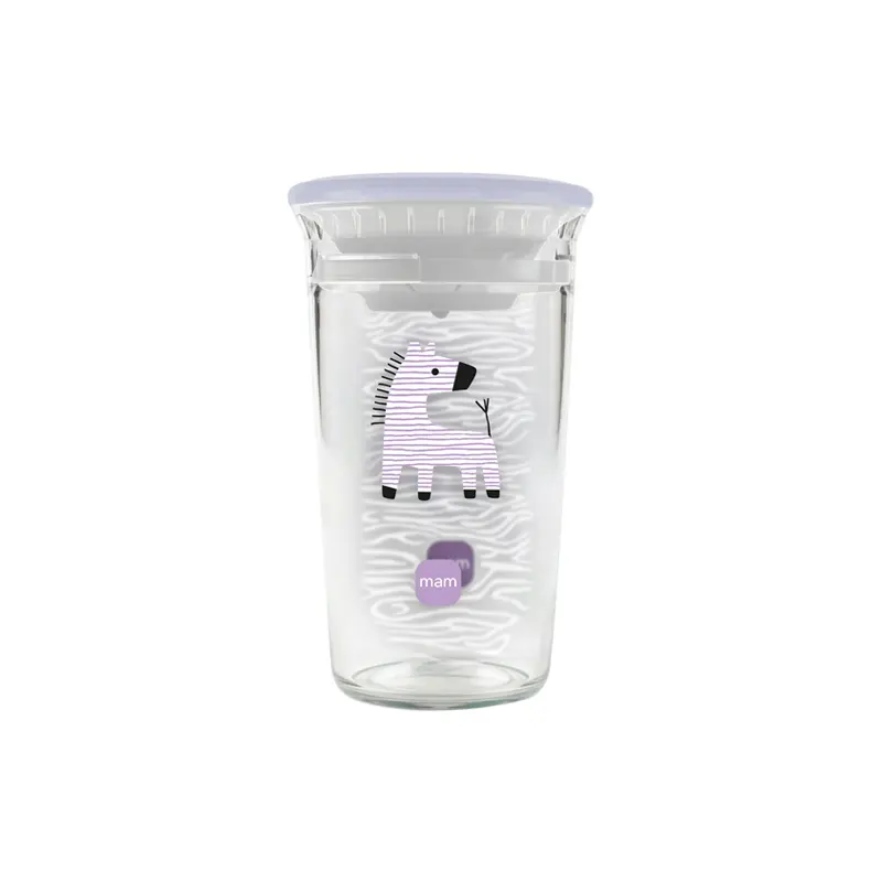 Mam Easy to Drink Cup, για εύκολη μετάβαση στο ποτήρι, Purple, 290ml