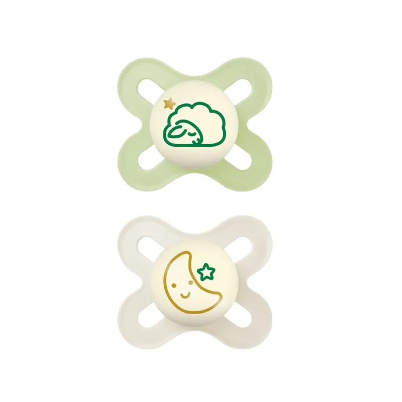 Mam Πιπίλες Original Start Night, 0-2 μηνών, Green, 2 τεμάχια