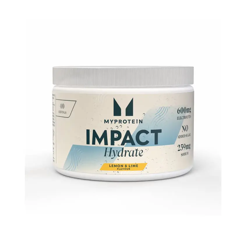 My Protein Impact Hydrate Lemon & Lime, Μείγμα ηλεκτρολυτών για εξαιρετική απόδοση, 224gr