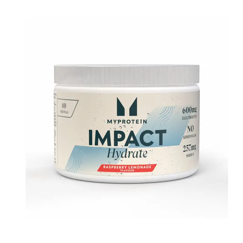 My Protein Impact Hydrate Raspberry Lemonade, Μείγμα ηλεκτρολυτών για εξαιρετική απόδοση, 272gr