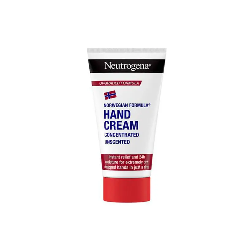 Neutrogena Concentrated Unscented Hand Cream, Ενυδατική Κρέμα Χεριών χωρίς Άρωμα, 50ml