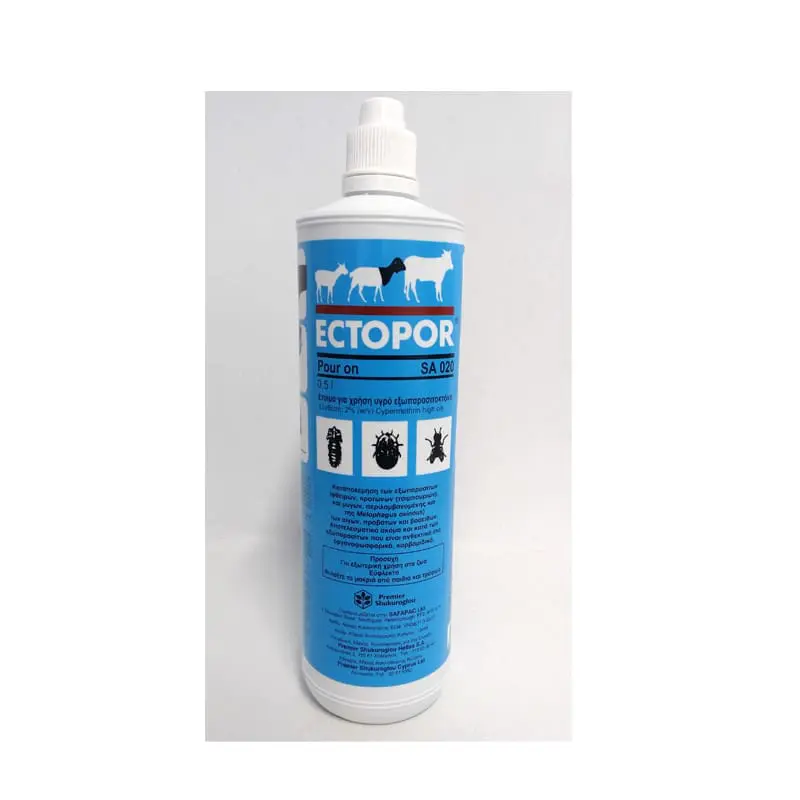 Ectopor S.A. 020 Solution Αντιπαρασιτικό Εξωπαράσιτων για Ζώα Παραγωγής 500ml