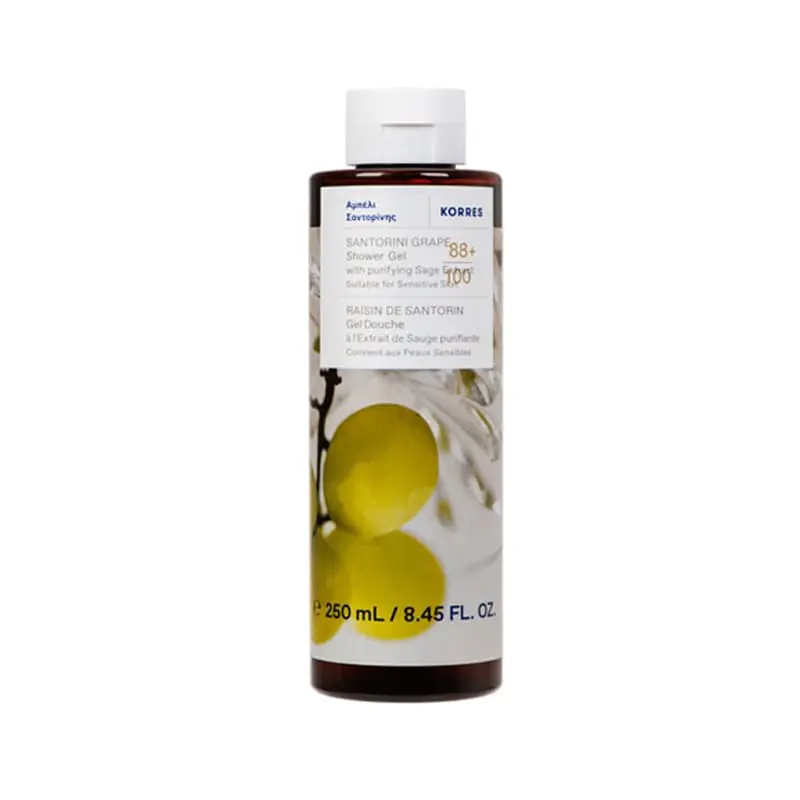 Korres Αφρόλουτρο Αμπέλι Σαντορίνης, 250ml