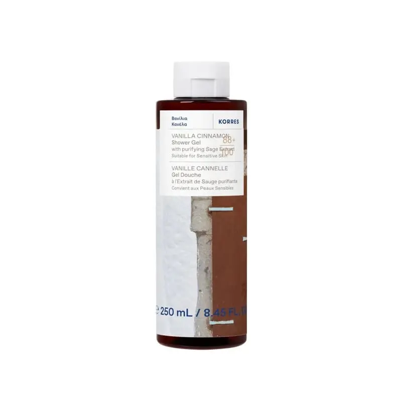 Korres Αφρόλουτρο Βανίλια Κανέλα, 250ml