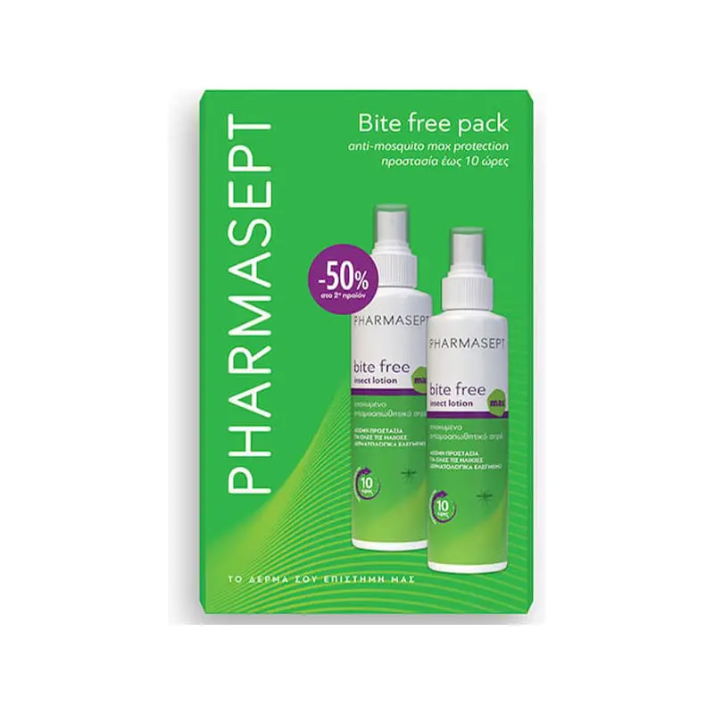 Pharmasept Bite Free Promo Pack, -50% στο 2ο προϊόν