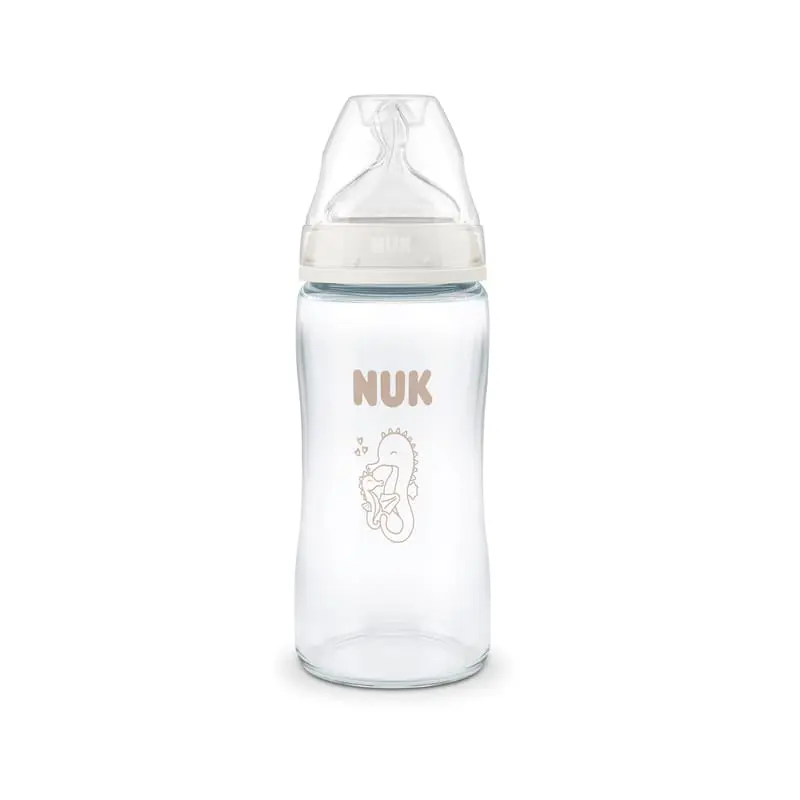 Nuk First Choice Μπιμπερό Γυάλινο 3m+, Unisex, 240ml