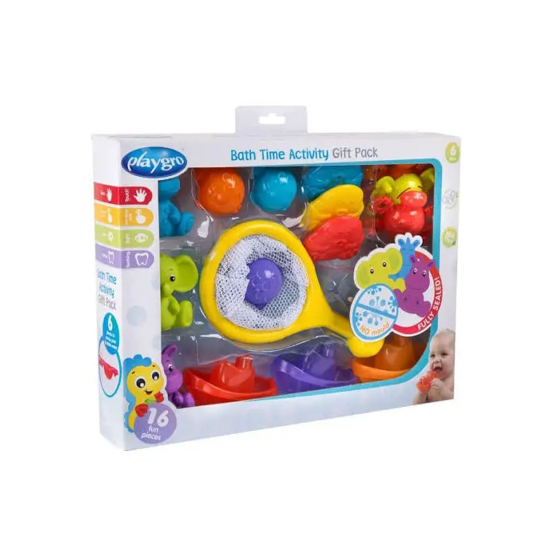 Playgro Bath Time Activity Gift Pack, Παιχνίδι Μπάνιου